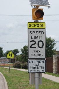 Speeding in a School Zone in Dallas, TX